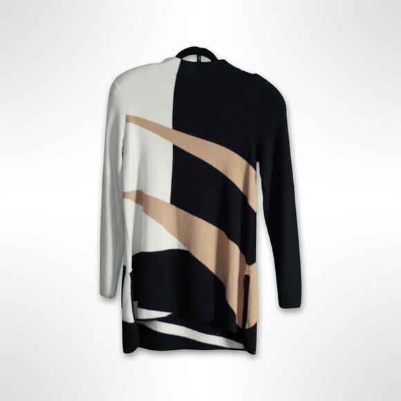 Alfani Black, Gold, and Beige Sweater - Size Medium - Picture 2 of 6